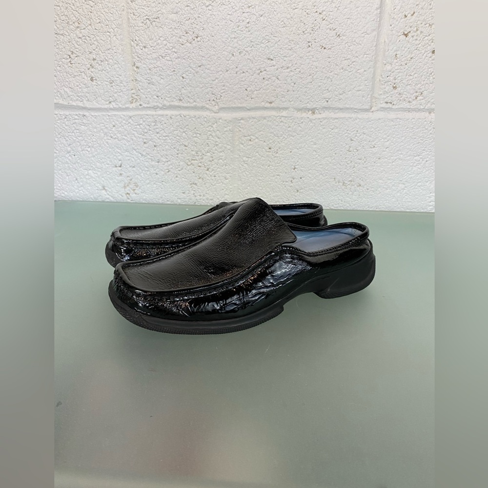 Cafe Noir Square-Toe Mule Slip-on Shoes